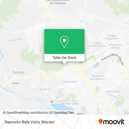 Deposito Bela Vista map