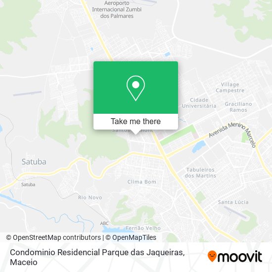 Mapa Condominio Residencial Parque das Jaqueiras