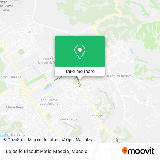 Lojas le Biscuit Pátio Maceió map