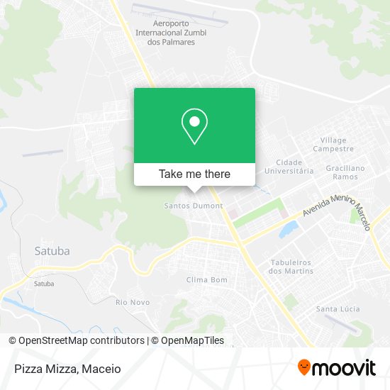 Pizza Mizza map