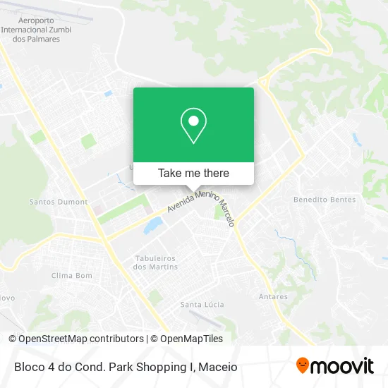 Bloco 4 do Cond. Park Shopping I map