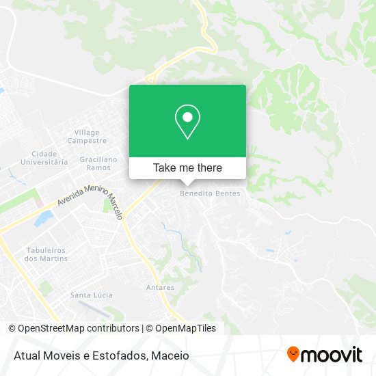 Atual Moveis e Estofados map