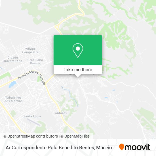 Mapa Ar Correspondente Polo Benedito Bentes