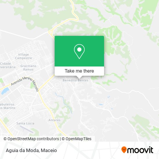 Aguia da Moda map