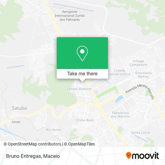 Bruno Entregas map