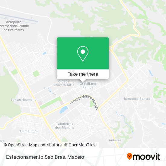 Mapa Estacionamento Sao Bras