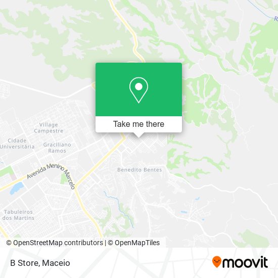 B Store map