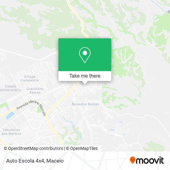 Auto Escola 4x4 map