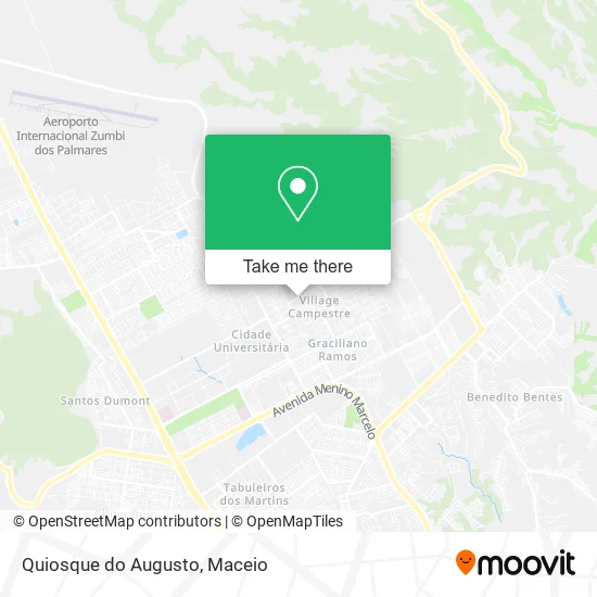 Quiosque do Augusto map