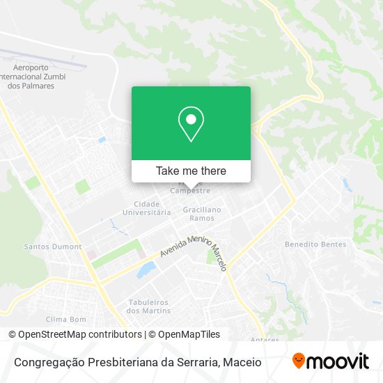 Congregação Presbiteriana da Serraria map