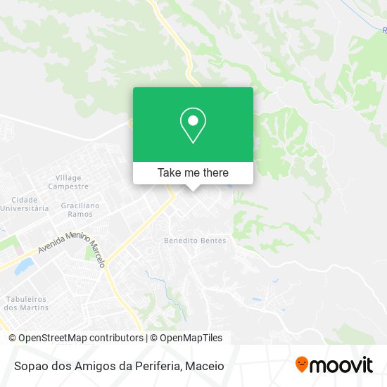 Mapa Sopao dos Amigos da Periferia