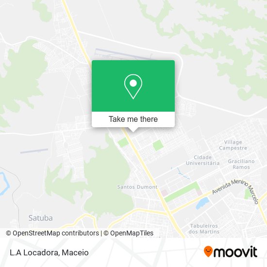 L.A Locadora map