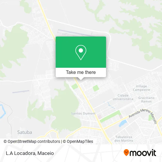 L.A Locadora map