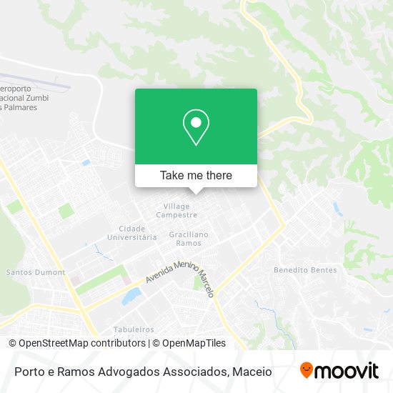 Porto e Ramos Advogados Associados map