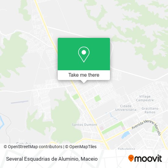 Several Esquadrias de Aluminio map