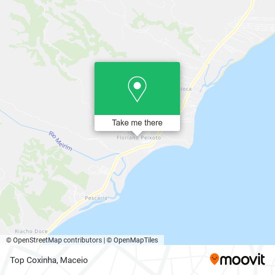 Top Coxinha map