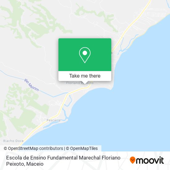 Mapa Escola de Ensino Fundamental Marechal Floriano Peixoto