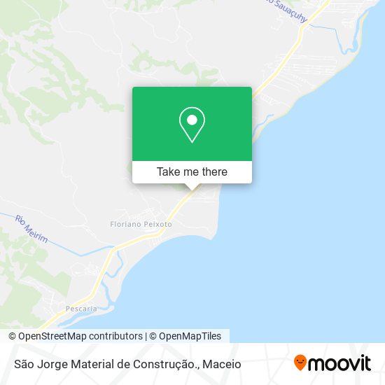 São Jorge Material de Construção. map