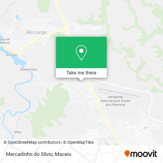 Mercadinho do Sílvio map