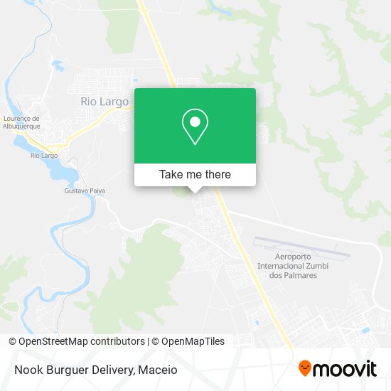 Nook Burguer Delivery map