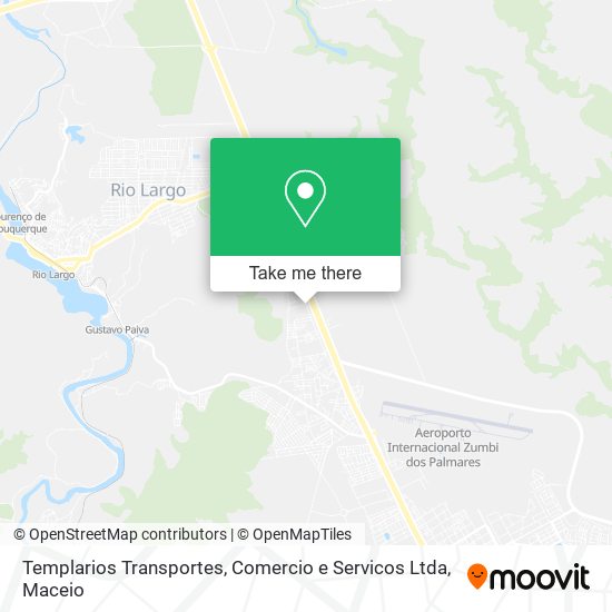 Templarios Transportes, Comercio e Servicos Ltda map