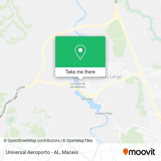 Universal Aeroporto - AL map