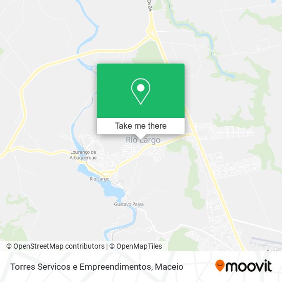 Torres Servicos e Empreendimentos map