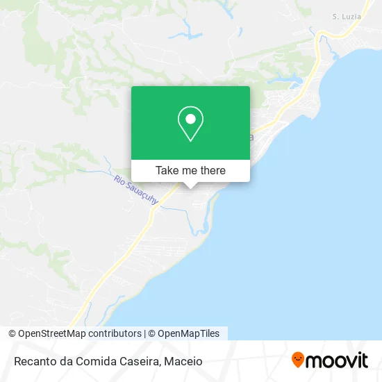 Recanto da Comida Caseira map