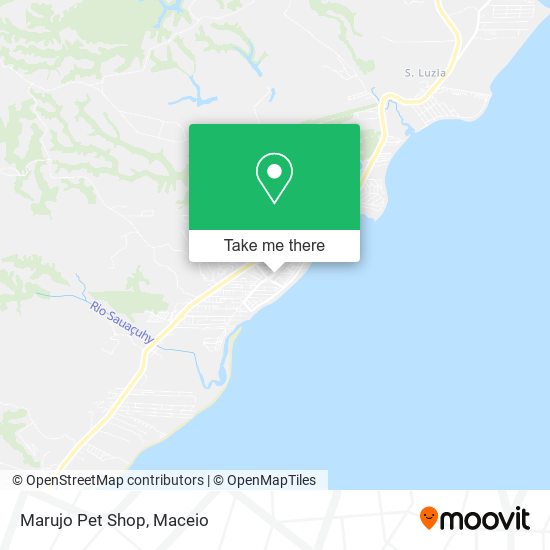 Mapa Marujo Pet Shop