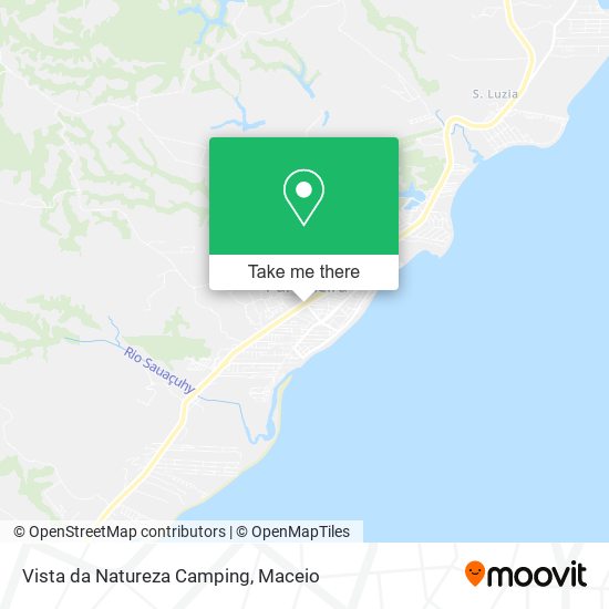 Vista da Natureza Camping map