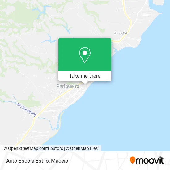 Auto Escola Estilo map