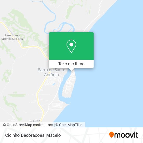 Cicinho Decorações map