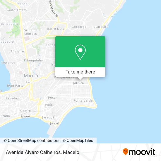 Avenida Álvaro Calheiros map