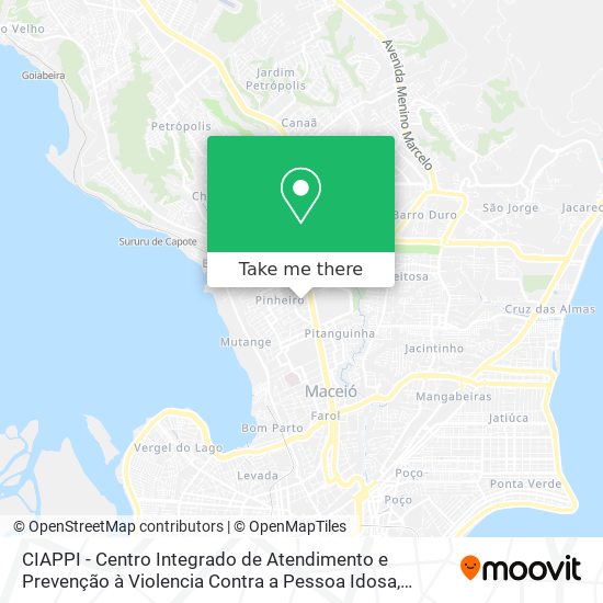 Mapa CIAPPI - Centro Integrado de Atendimento e Prevenção à Violencia Contra a Pessoa Idosa