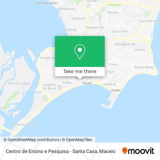 Centro de Ensino e Pesquisa - Santa Casa map