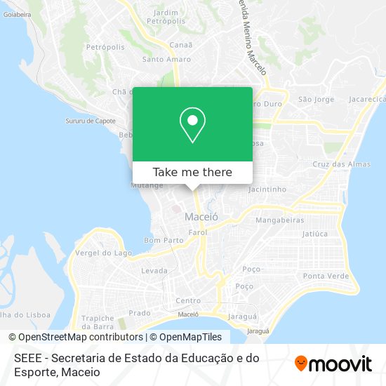 SEEE - Secretaria de Estado da Educação e do Esporte map