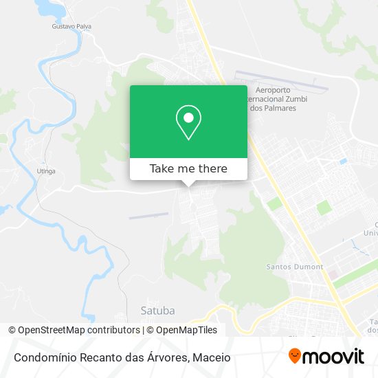 Condomínio Recanto das Árvores map