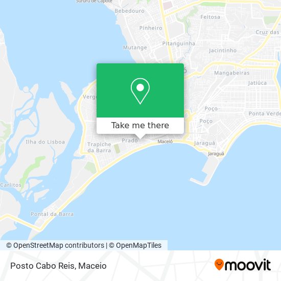 Posto Cabo Reis map