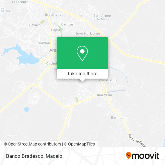 Banco Bradesco map