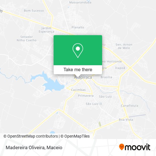 Madereira Oliveira map