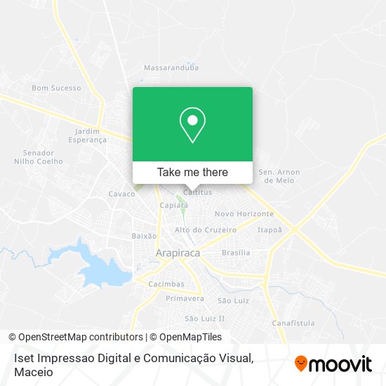 Iset Impressao Digital e Comunicação Visual map