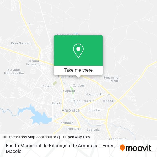 Fundo Municipal de Educação de Arapiraca - Fmea map