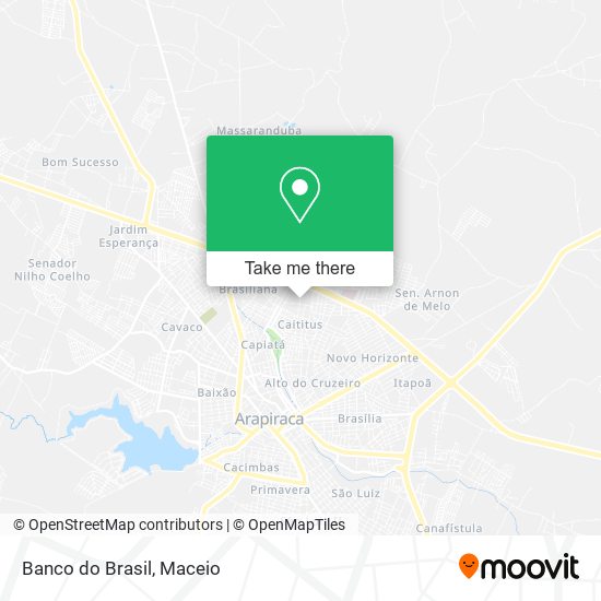 Banco do Brasil map