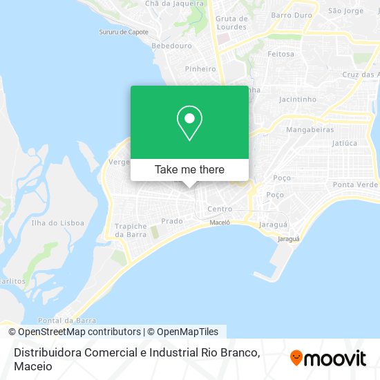Distribuidora Comercial e Industrial Rio Branco map
