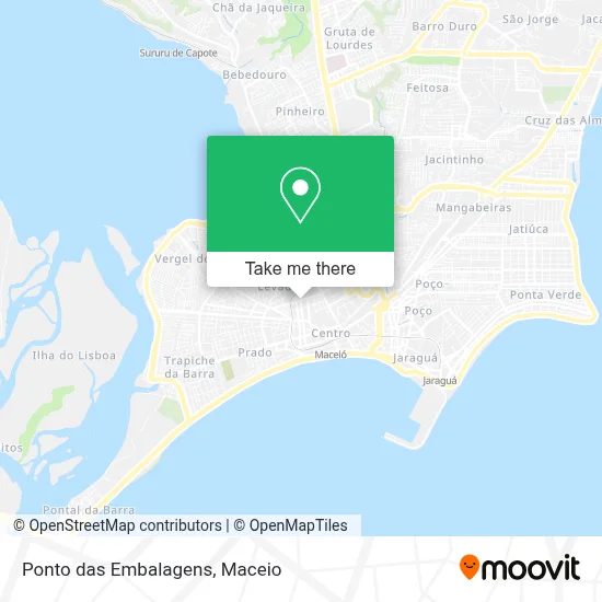 Ponto das Embalagens map