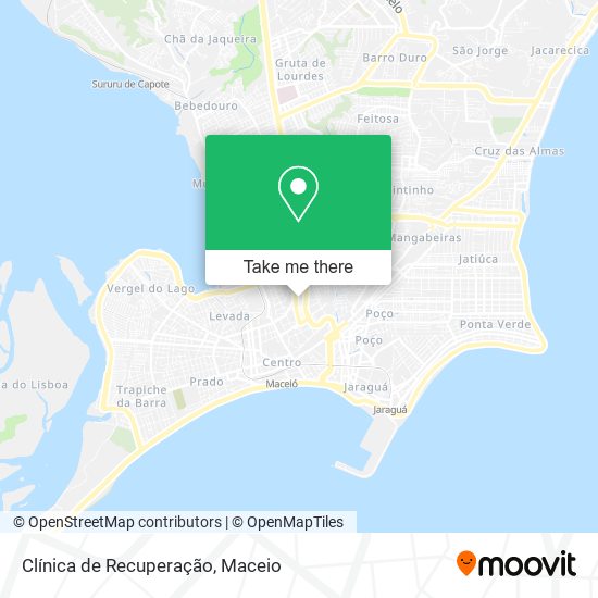 Clínica de Recuperação map