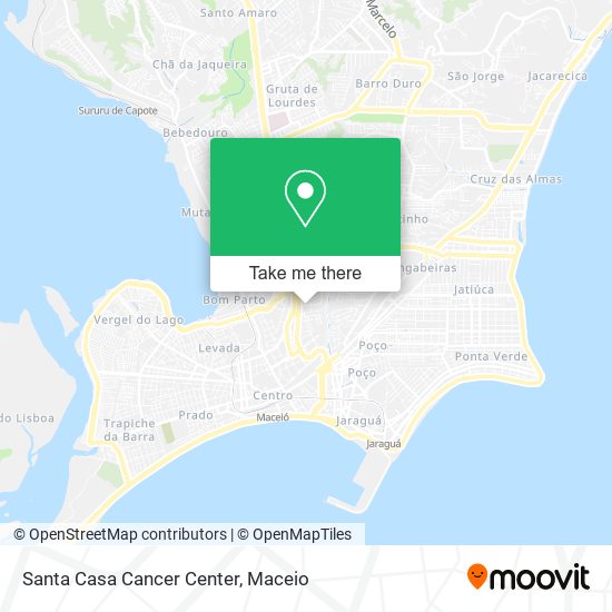 Santa Casa Cancer Center map