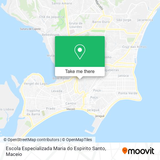 Escola Especializada Maria do Espirito Santo map