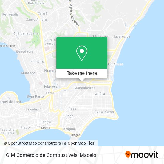 G M Comércio de Combustiveis map