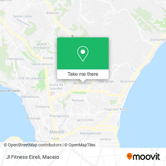 Jl Fitness Eireli map